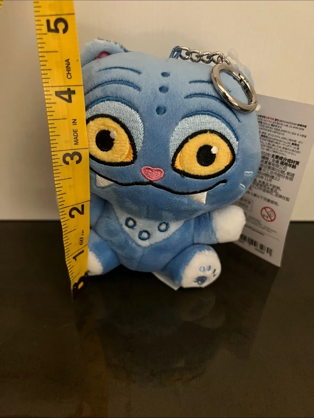 Netflix Blue Cat Plush Pair with Yellow Eyes